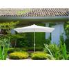 Ombrellone da giardino palo centrale fusto bianco 3x3 m Bianco