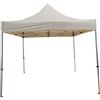 Gazebo pieghevole alluminio e poliestere 3x6 m Ecrù