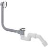 Kit di scarico per vasca da bagno click-clack cromo