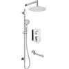 Set doccia incasso con box miscelatore Idrostile cromo