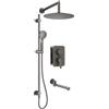 Set doccia incasso con box miscelatore Idrostile titanio