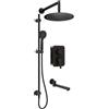 Set doccia incasso con box miscelatore Idrostile nero
