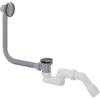 Kit di scarico per vasca da bagno click-clack 61,6x8,9 cm titanio