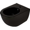 Bidet sospeso Idrostile antibatterico 360x299 mm nero
