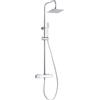 Colonna doccia miscelatore termostatico Idrostile regolabile 200x200 mm cromo