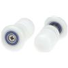 Rullo singolo box doccia vetro 6 mm Idrostile bianco