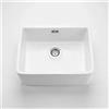 Lavello ceramica 1 vasca Pipián 475x220 mm bianco