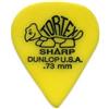 Dunlop 412P Tortex Sharp Yellow .73