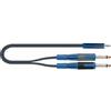 QUIK LOK RKSA/140-5 CAVO ASSEMBLATO ADATTATORE JACK 6.3 MONO /JACK 3.5 STEREO