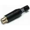 QUIK LOK F362BK CONNETTORE RCA FEMMINA
