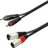 SOUNDSATION CAVO ADATTATORE SOUNDSATION GO-LINK GL-2RCA2XM1