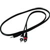 Rockgear RCL 20901 D4 Cavo Adattatore Jack(m) TRS 3,5mm / 2 RCA(m), 1m