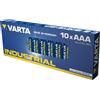 VARTA BATTERIA ALCALINA VARTA INDUSTRIAL AAA MINISTILO CONF 10 PZ