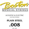 Boston BPL-008 .008 Corda singola per chitarra elettrica / acustica