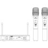 SOUNDSATION RADIOMIC. VHF DOPPIO SOUNDSATION WF-V21HHA 2 HANDMIC 213.0 - 215.5MHz
