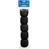 SAMSON WS1 - SPUGNA ANTI-VENTO - 5 PEZZI - NERI