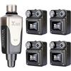 X VIVE XVIVE U4R4 IN-EAR MONITOR SISTEMA MONITOR WIRELESS DIGITALE A 4 RICEVITORI