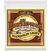 ERNIE BALL 2067 EARTHWOOD MANDOLIN LIGHT TERMINATE AD ANELLO BRONZO 80/20