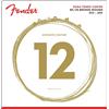 FENDER MUTA 80/20 DURA-TONE COATED ACOUSTIC GUITAR STRINGS