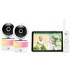 LeapFrog LF920-2HD Baby Monitor with 2 Camcorders, 720P 7" HD Display, Color Night Vision, 360° Panoramic and Tilt, 8x Zoom, Night Light, Humidity/Temperature Sensor, Range up to 1000 ft.
