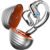 OneOdio Ows Oneodio Openrock Pro Cuffie senza fili (argento)