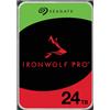 Seagate IronWolf Pro ST24000NT002 - Disco rigido - 24TB - interno - 3,5" (8,9 cm) - SATA 6Gb/s - 7200 rpm - buffer: 512MB