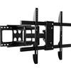 Famanu Supporto a parete girevole per TV Famanu, adatto per schermi da 37 a 80 pollici, capacità di carico fino a 60 kg, acciaio inossidabile, colore nero