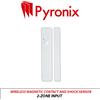 HIKVISION PYRONIX MC1Z2/SHOCK-WE - Contatto Magnetico Wireless con Sensore d'Urto e 2 Ingressi Esterni