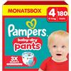 Pampers Pannolini taglia 4 (9 - 15 kg) Baby-Dry, Maxi con sacchetto di protezione e arresto