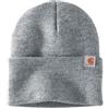 Carhartt Berretto da uomo in maglia con risvolto 104597, Grigio erica, Taglia unica