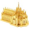 1: 730 puzzle in metallo modello edificio giocattolo milano cattedrale duomo di