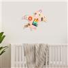 Wall Busy Board Gear, giocattolo sensoriale per l'educazione delle