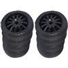 Pneumatici E Ruote per Buggy per Auto in Scala 1: 8 RC 8PCS per HSP HPI Nero