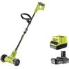 Ryobi RY18PCA-120 Pulisci Fughe a Batteria 18V ONE+, Impugnatura Ergonomica e Regolabile, Spazzola Metallica 11,5 cm, Include Una Batteria da 2.0Ah