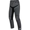 IXS Trigonis-Air Pantaloni tessili moto da donna, grigio scuro/nero, Short S