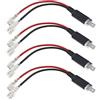 ECSiNG H1 spina maschio convertitore a diodo singolo cablaggio di collegamento di ricambio Plug and Play per fari a LED conversione lampadina