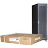 LINK ARMADIO RACK 19 42U, A 2055, L 600, P 1000, NERO, DISASSEMBLATO PORTA TRAFORATA