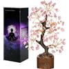 Vicloon Quarzo Rosa Albero della Vita, Albero di Cristallo, Cristalli Curativi,