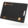 NOVOO Wallet Tracker Card, Ricarica Wireless Localizzatore Portafogli Ricaricabile, Localizzazione Bluetooth 1.9mm IP68 (Solo IOS, Apple Find My), Air Tag GPS Anti-Smarrimento Per Passaporti/Bagagli