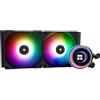 Thermalright Frozen Notte 240 BLACK ARGB V2 Raffreddamento ad acqua CPU Cooler CPU, 240 nero, doppia ventola PWM, adatto per AM/AM4 AM5, Intel LGA 1700/1150/1151/1200/2011
