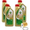 CASTROL Olio Castrol Edge Professional LL III 5W30 4 LT + Filtro olio omaggio