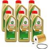 Castrol Kit Olio Motore Edge C3 5W30 6LT + Filtro olio omaggio