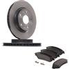 BREMBO Kit Dischi e Pastiglie Freno Brembo Posteriori per Ford Mondeo Galaxy S-Max Focus