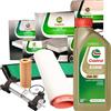 CASTROL Kit Tagliando Castrol BMW 320d E46 4 Filtri + 6 Litri Olio Motore Edge 0W30