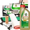 CASTROL Kit Tagliando Castrol BMW 320d E46 4 Filtri + 6 Litri Olio Motore Edge 5W30 M