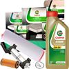 CASTROL Kit Tagliando Castrol BMW 3 E46 330d 150kW 4 Filtri + 7L Olio Motore Edge 5W30 M