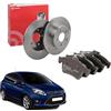 BREMBO Kit Dischi e Pastiglie Posteriori Brembo Ford C-Max II Grand C-Max II Kuga II
