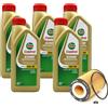 CASTROL 5 LITRI CASTROL EDGE LONG LIFE III 5W30 + FILTRO OLIO BOSCH AUDI VW 1.6 2.0 TDI