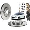 BREMBO Kit Dischi Pastiglie Anteriori Brembo per Opel Adam Prestazioni Eccellenti