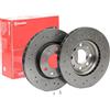 BREMBO Kit Dischi Freno Forati Anteriori Brembo Fiat Grande Punto 199